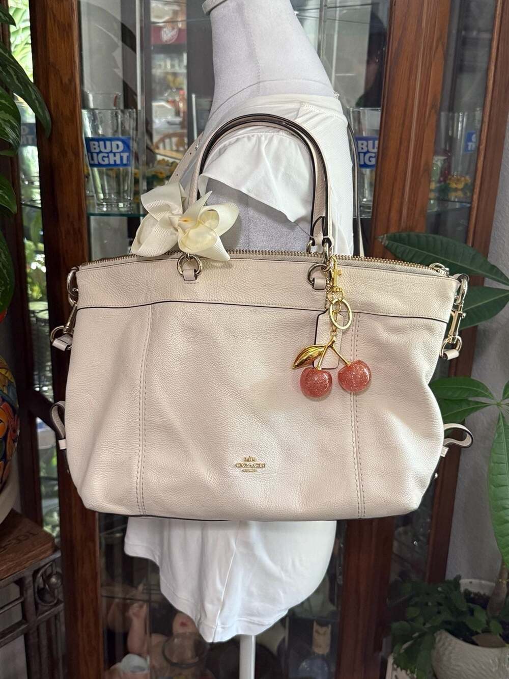 Coach Leather Carryall Tote Bag